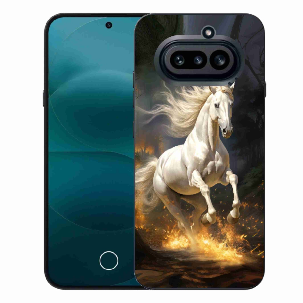 Gelový kryt mmCase na Nothing Phone (4a) - bílý kůň 2