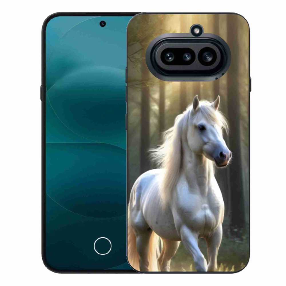 Gelový kryt mmCase na Nothing Phone (4a) - bílý kůň 3