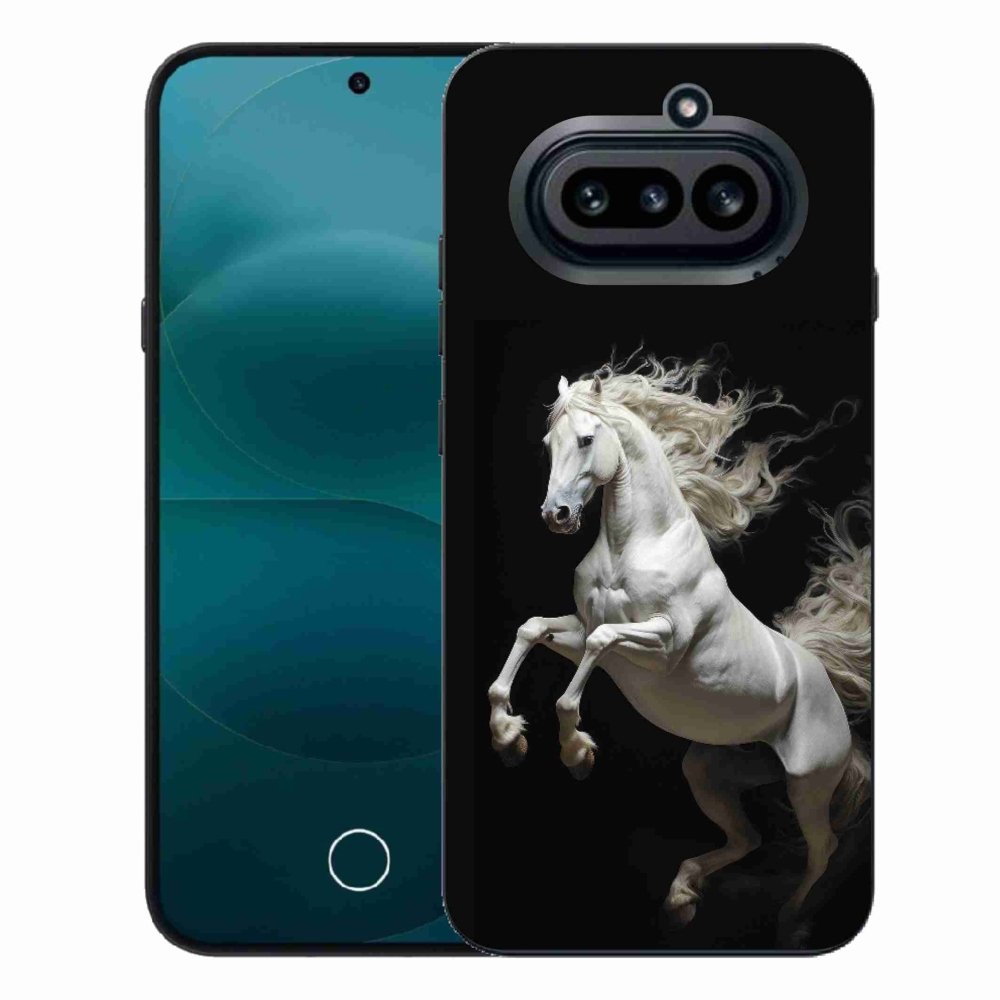 Gelový kryt mmCase na Nothing Phone (4a) - bílý kůň 4