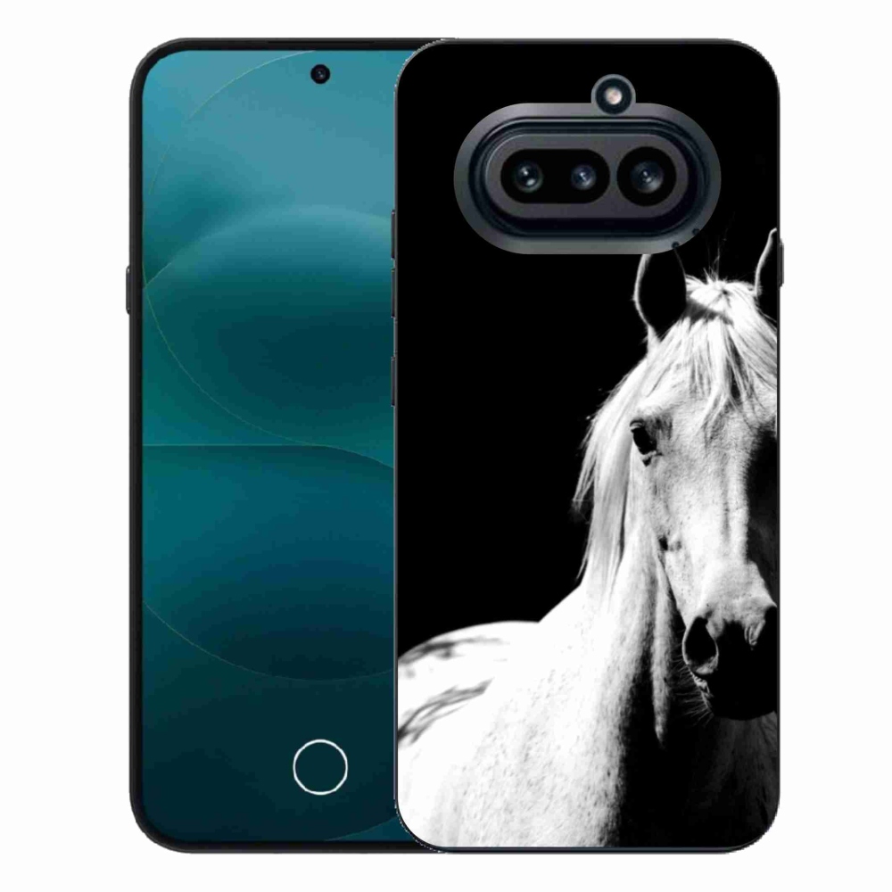 Gelový kryt mmCase na Nothing Phone (4a) - bílý kůň 5