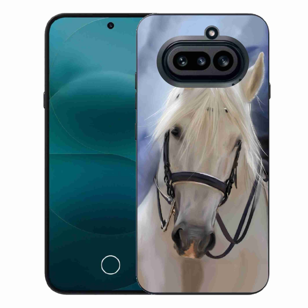 Gelový kryt mmCase na Nothing Phone (4a) - bílý kůň