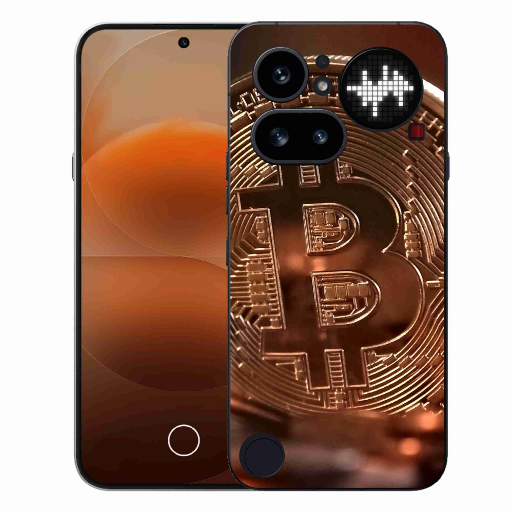 Gelový kryt mmCase na Nothing Phone (4a) - bitcoin