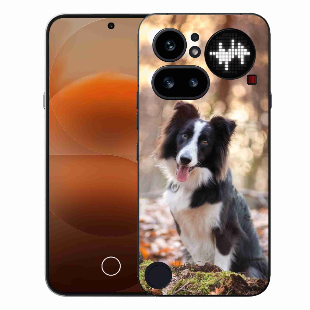 Gelový kryt mmCase na Nothing Phone (4a) - border kolie 1