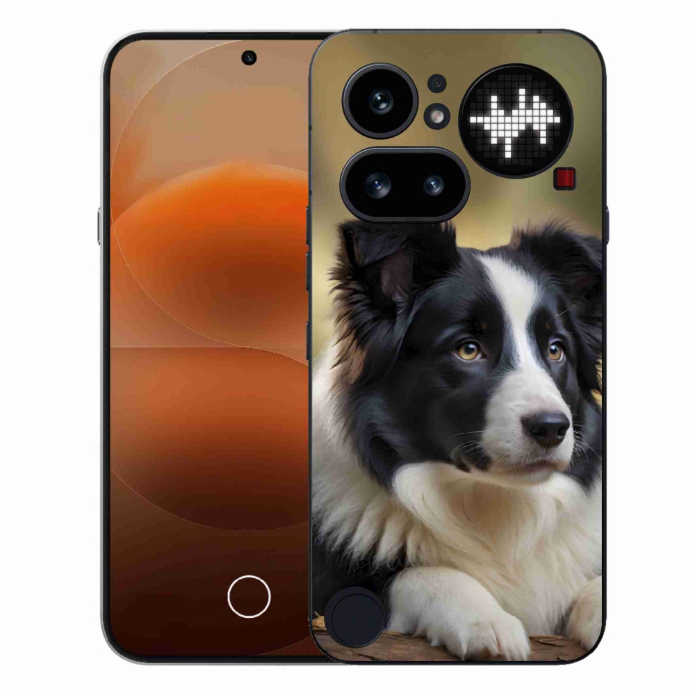 Gelový kryt mmCase na Nothing Phone (4a) - border kolie 2