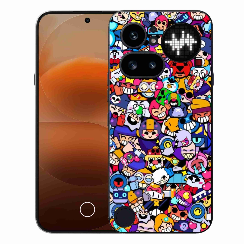Gelový kryt mmCase na Nothing Phone (4a) - brawl stars 2
