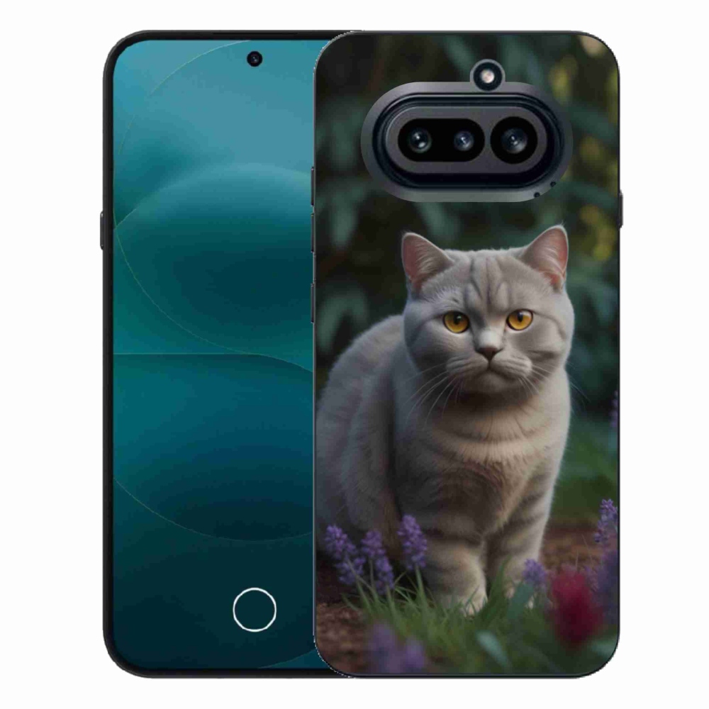 Gelový kryt mmCase na Nothing Phone (4a) - britská kočka