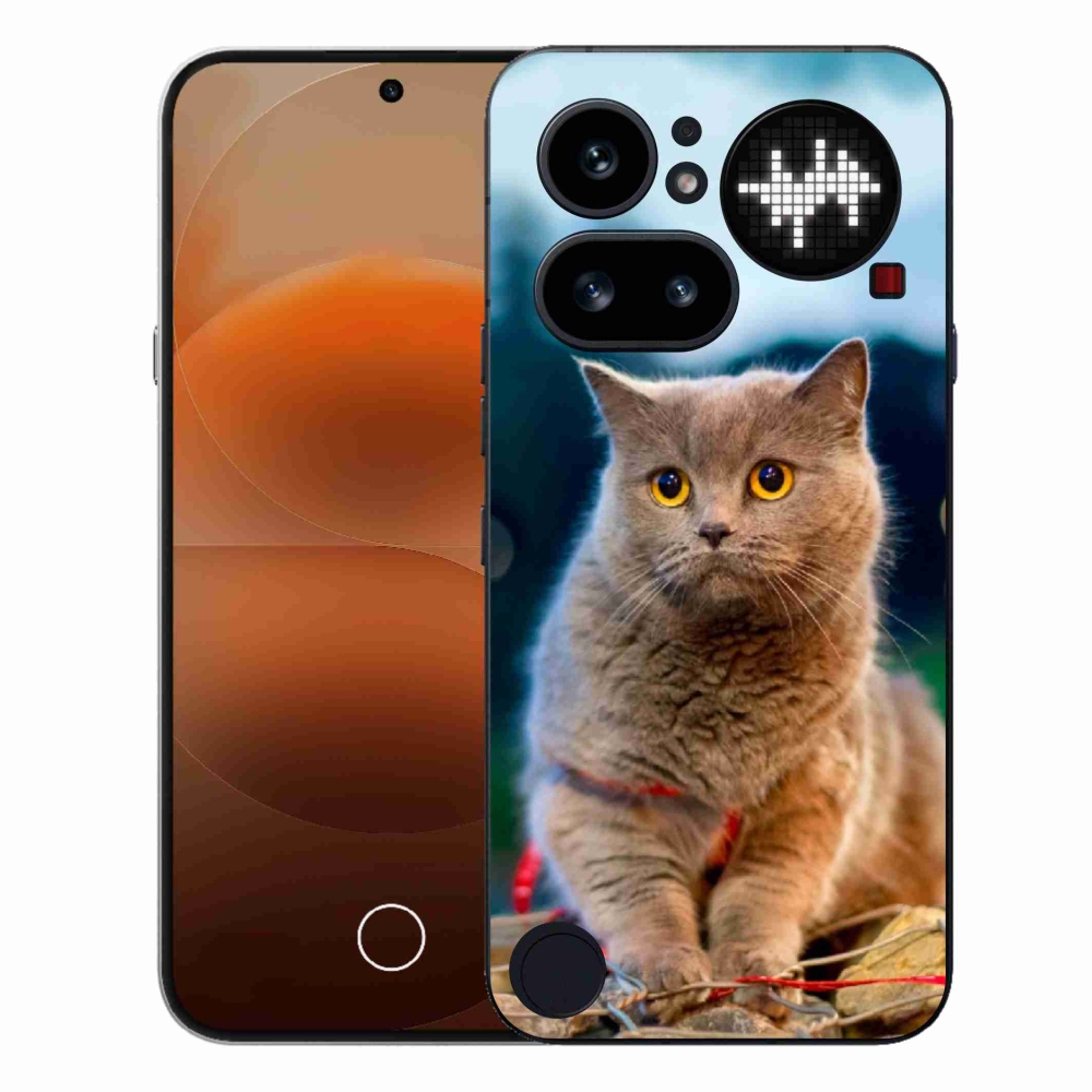 Gelový kryt mmCase na Nothing Phone (4a) - britská modrá 2