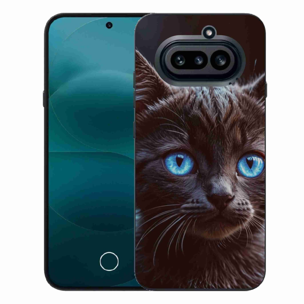 Gelový kryt mmCase na Nothing Phone (4a) - černé kotě 2