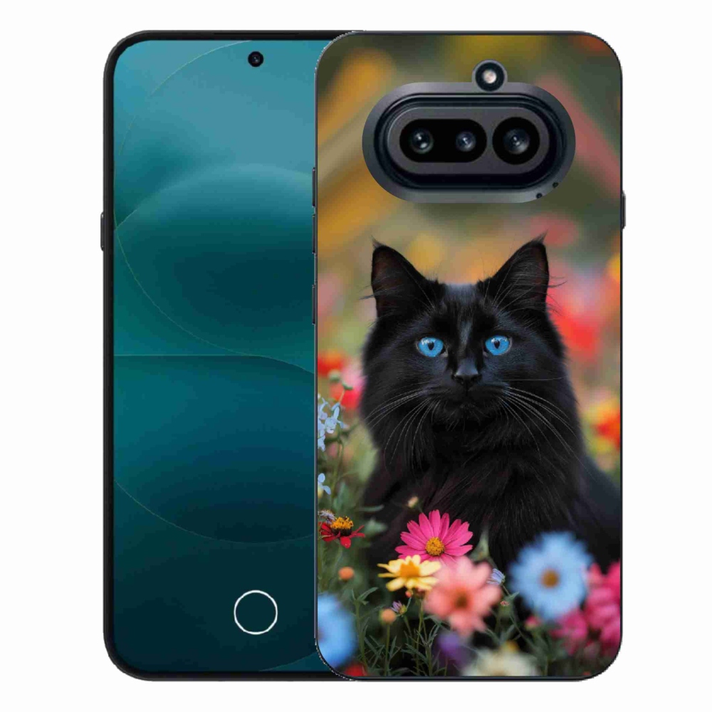 Gelový kryt mmCase na Nothing Phone (4a) - černé kotě 4