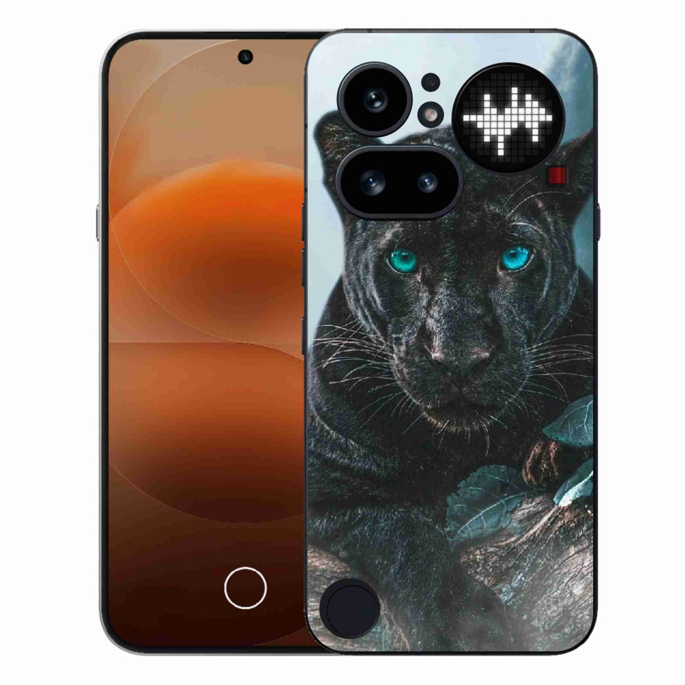 Gelový kryt mmCase na Nothing Phone (4a) - černý panter