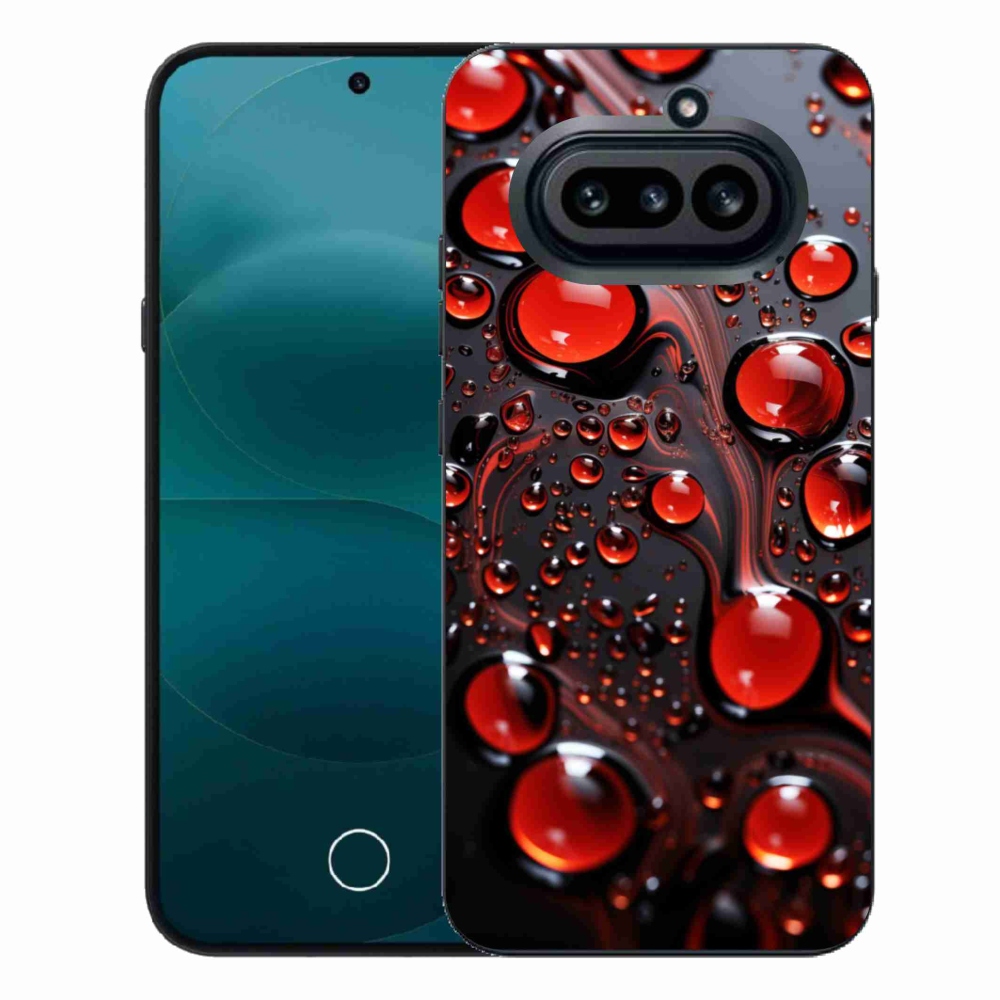 Gelový kryt mmCase na Nothing Phone (4a) - červené kapky 2