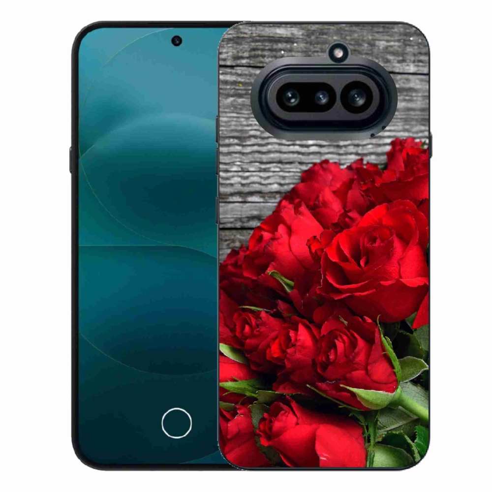 Gelový kryt mmCase na Nothing Phone (4a) - červené růže