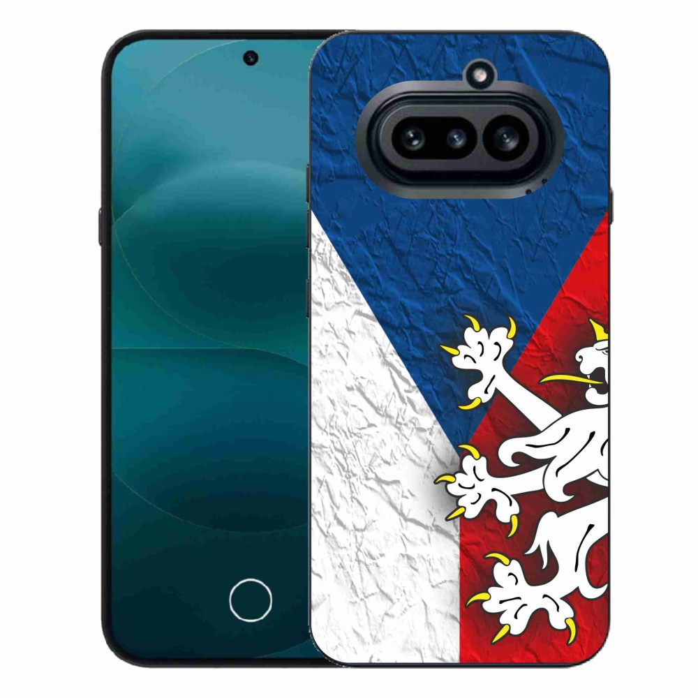 Gelový kryt mmCase na Nothing Phone (4a) - česká vlajka 1