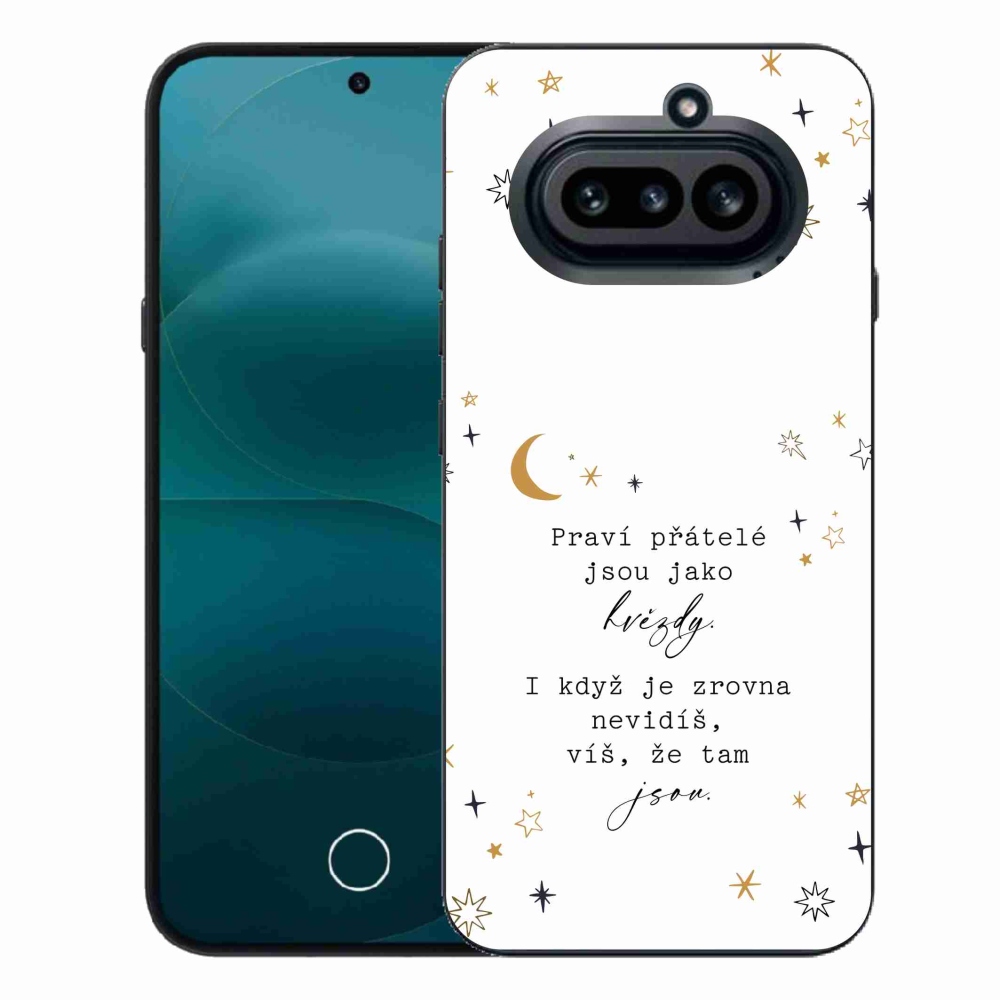Gelový kryt mmCase na Nothing Phone (4a) - citát 6 bílé pozadí