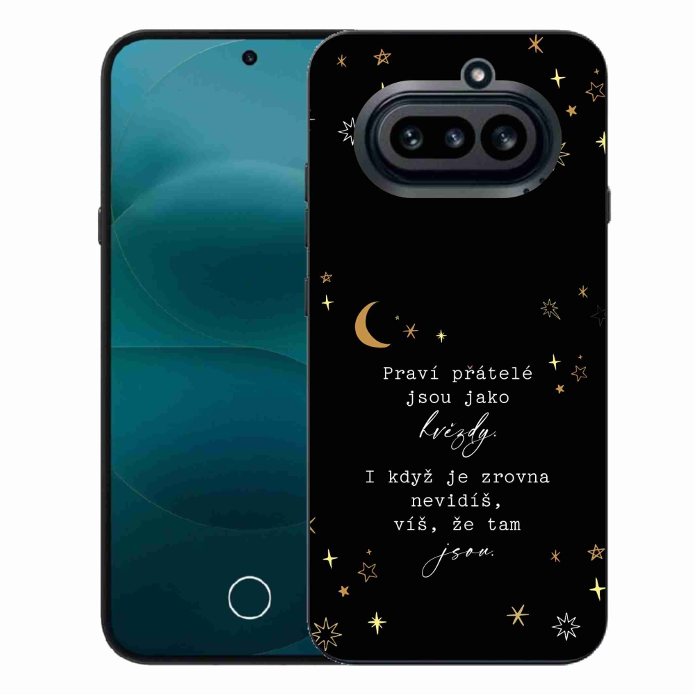 Gelový kryt mmCase na Nothing Phone (4a) - citát 6 černé pozadí