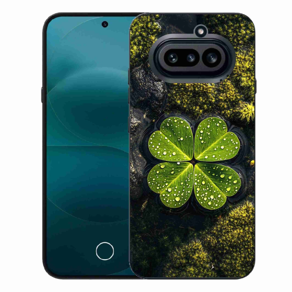 Gelový kryt mmCase na Nothing Phone (4a) - čtyřlístek