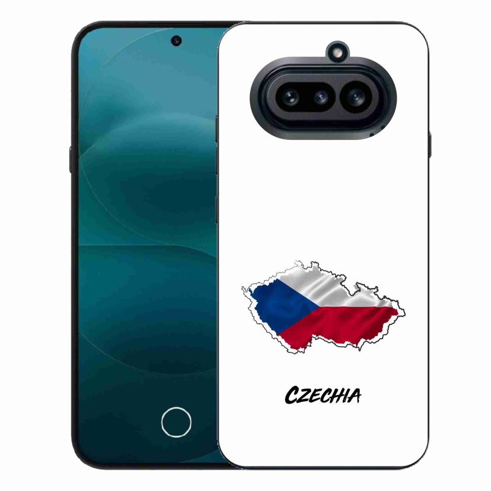 Gelový kryt mmCase na Nothing Phone (4a) - Czechia bílé pozadí