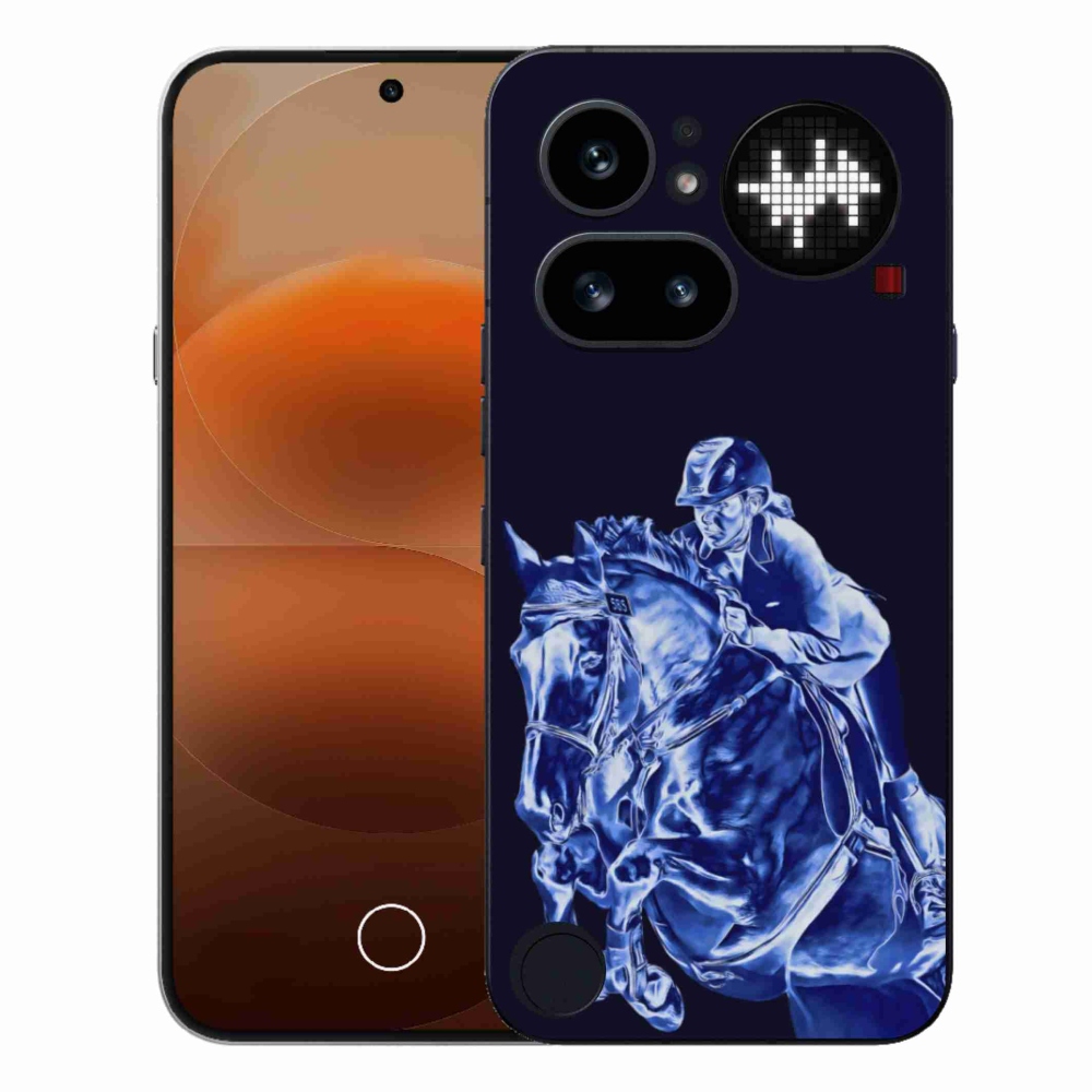Gelový kryt mmCase na Nothing Phone (4a) - dostihový kůň