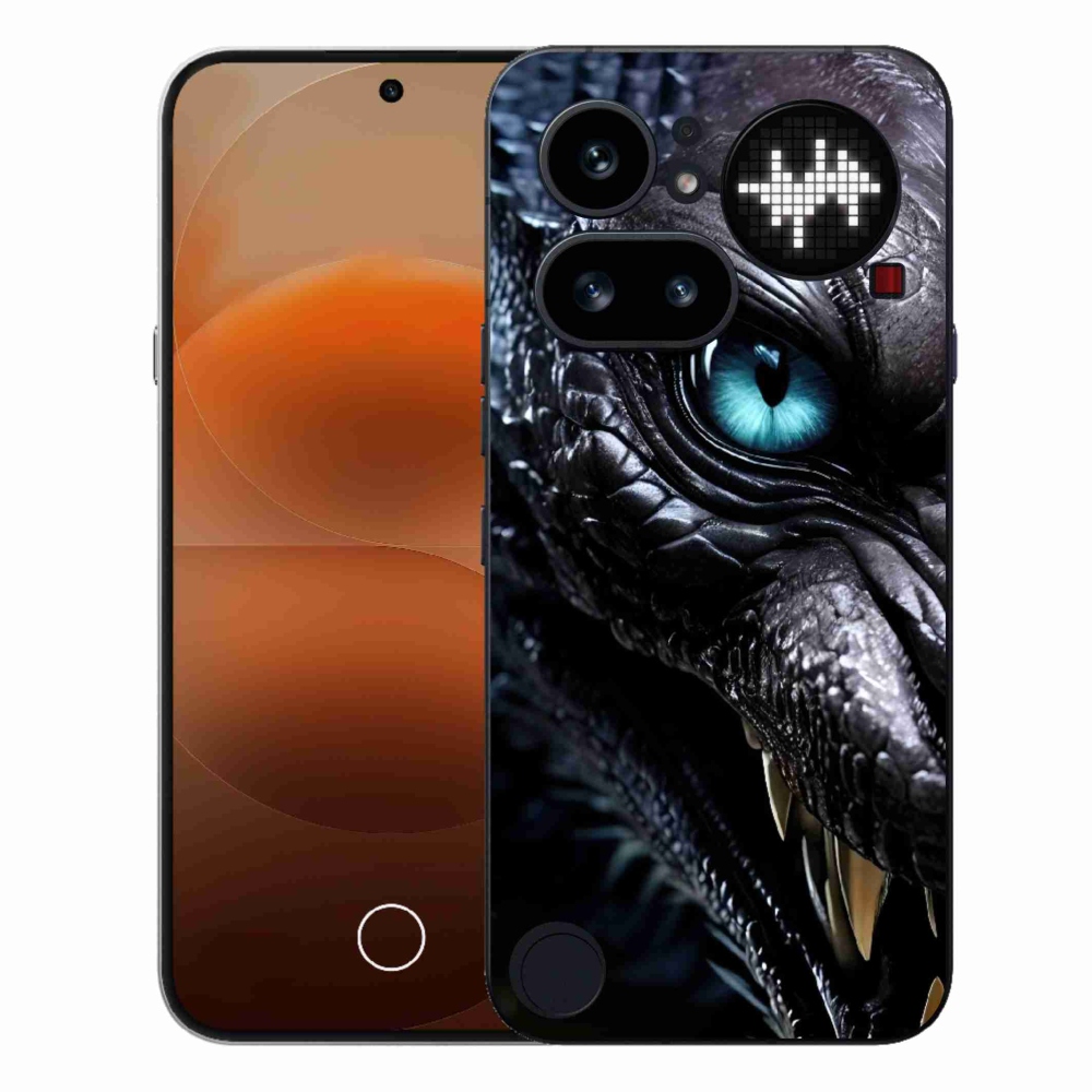 Gelový kryt mmCase na Nothing Phone (4a) - dračí pohled