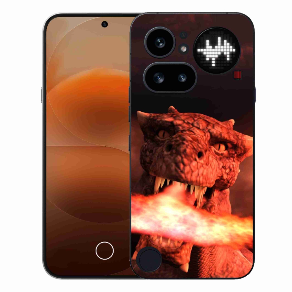 Gelový kryt mmCase na Nothing Phone (4a) - drak