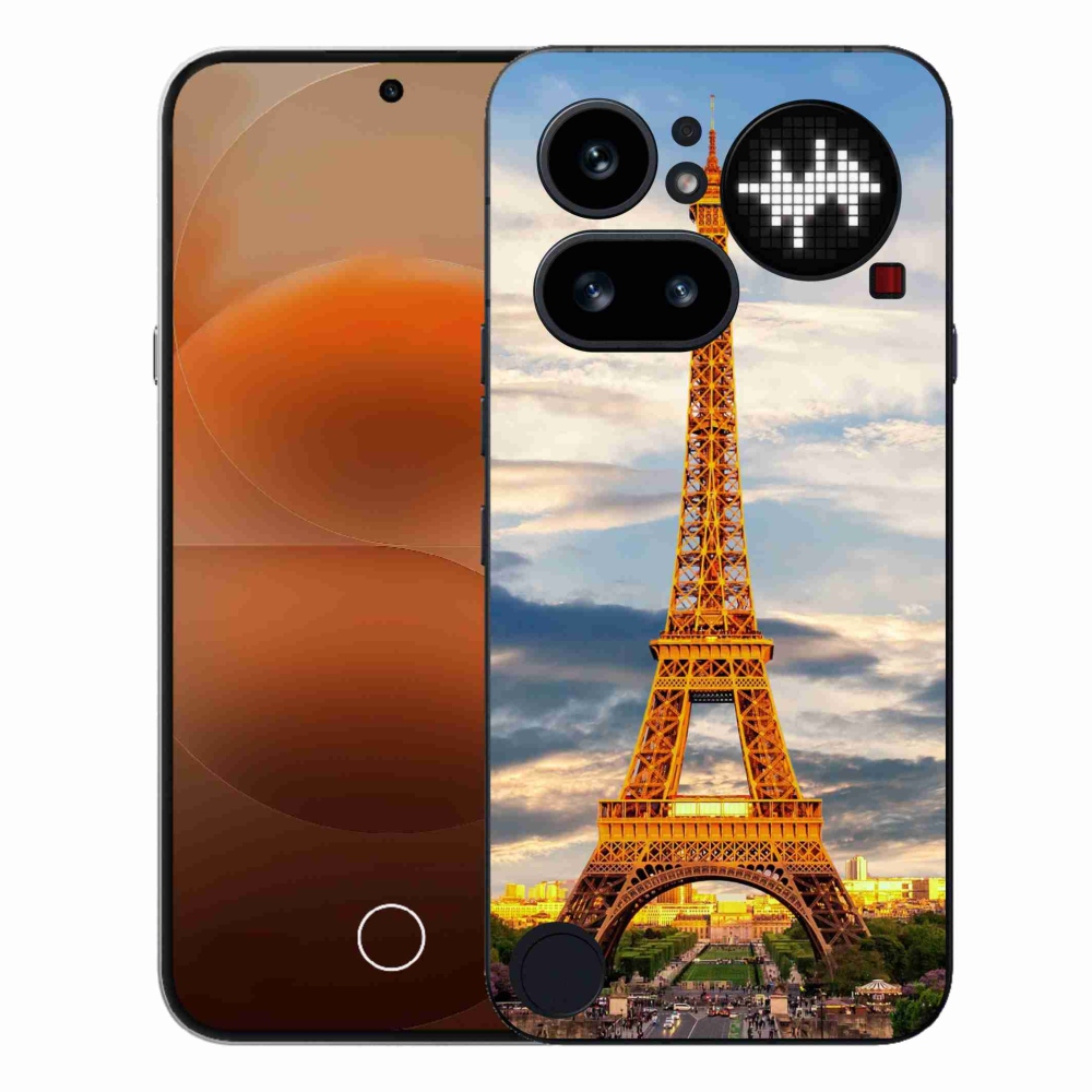 Gelový kryt mmCase na Nothing Phone (4a) - eiffelova věž 3