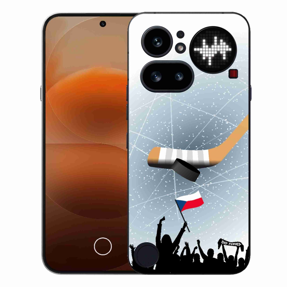 Gelový kryt mmCase na Nothing Phone (4a) - fanoušci hokeje