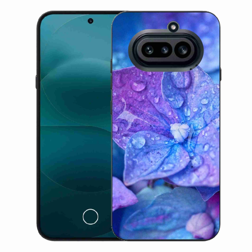 Gelový kryt mmCase na Nothing Phone (4a) - fialový květ