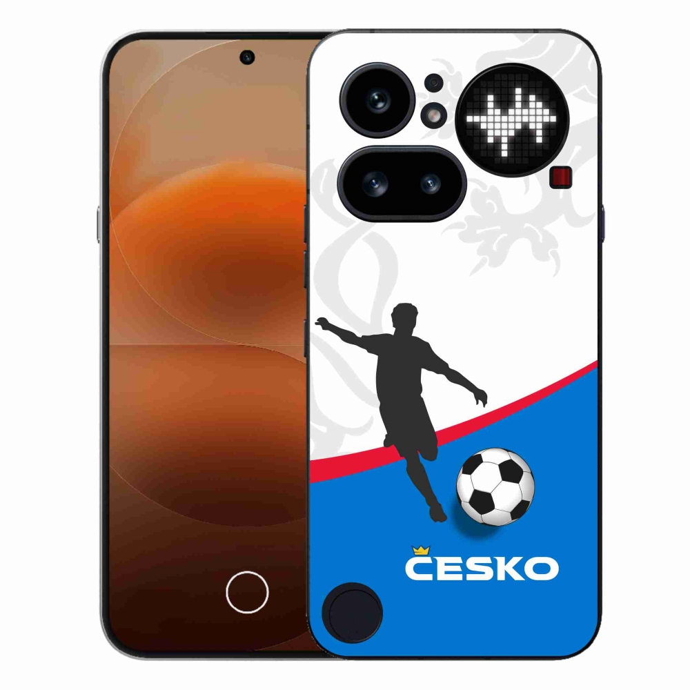 Gelový kryt mmCase na Nothing Phone (4a) - fotbal Česko 1