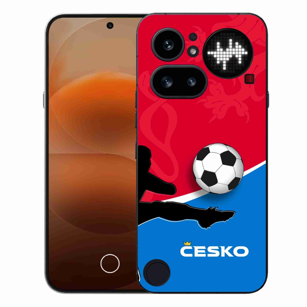 Gelový kryt mmCase na Nothing Phone (4a) - fotbal Česko 2