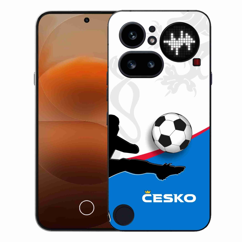 Gelový kryt mmCase na Nothing Phone (4a) - fotbal Česko 3