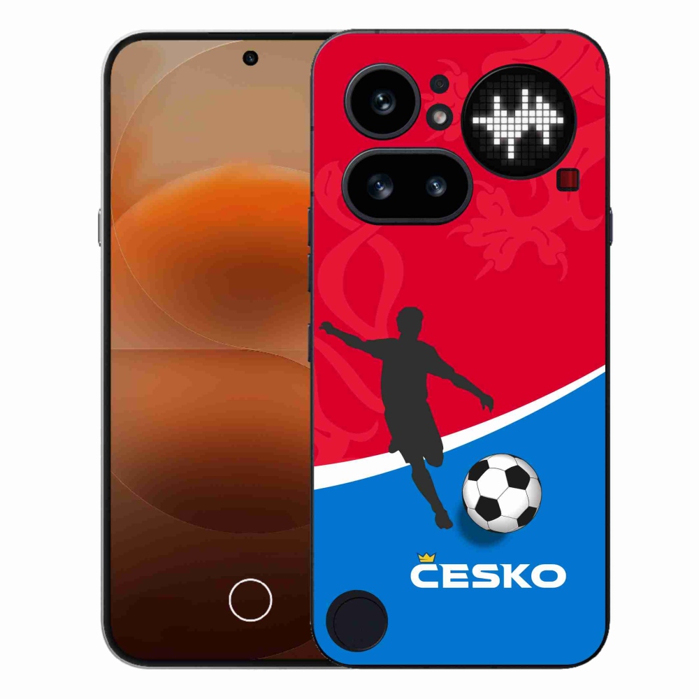 Gelový kryt mmCase na Nothing Phone (4a) - fotbal Česko