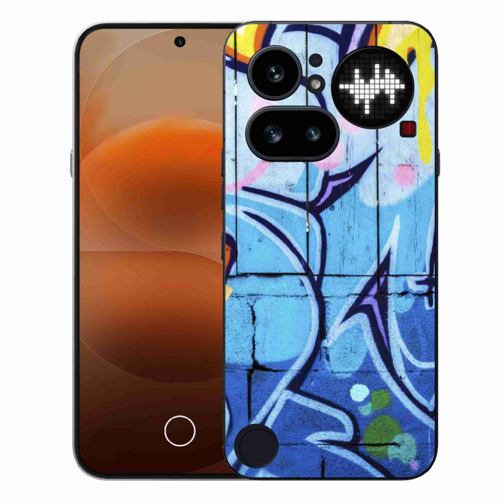 Gelový kryt mmCase na Nothing Phone (4a) - graffiti