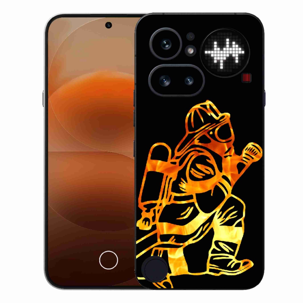 Gelový kryt mmCase na Nothing Phone (4a) - hasič 1