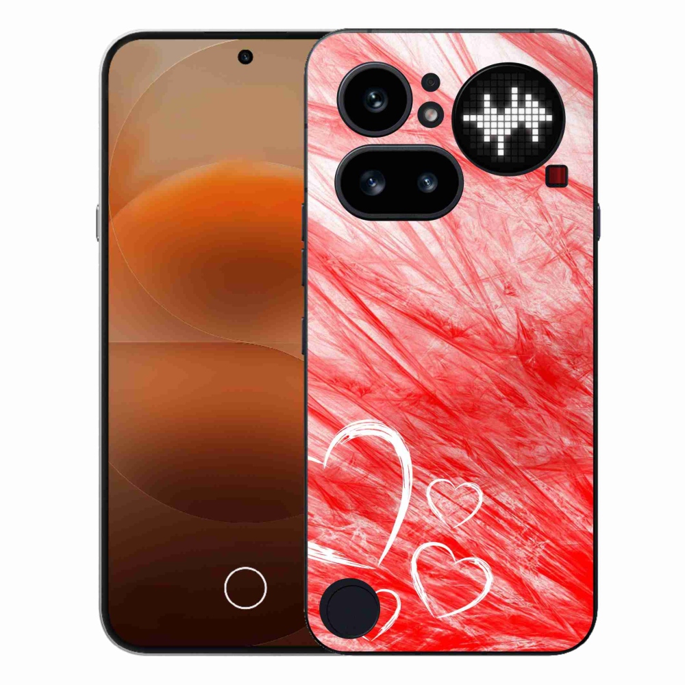 Gelový kryt mmCase na Nothing Phone (4a) - heart