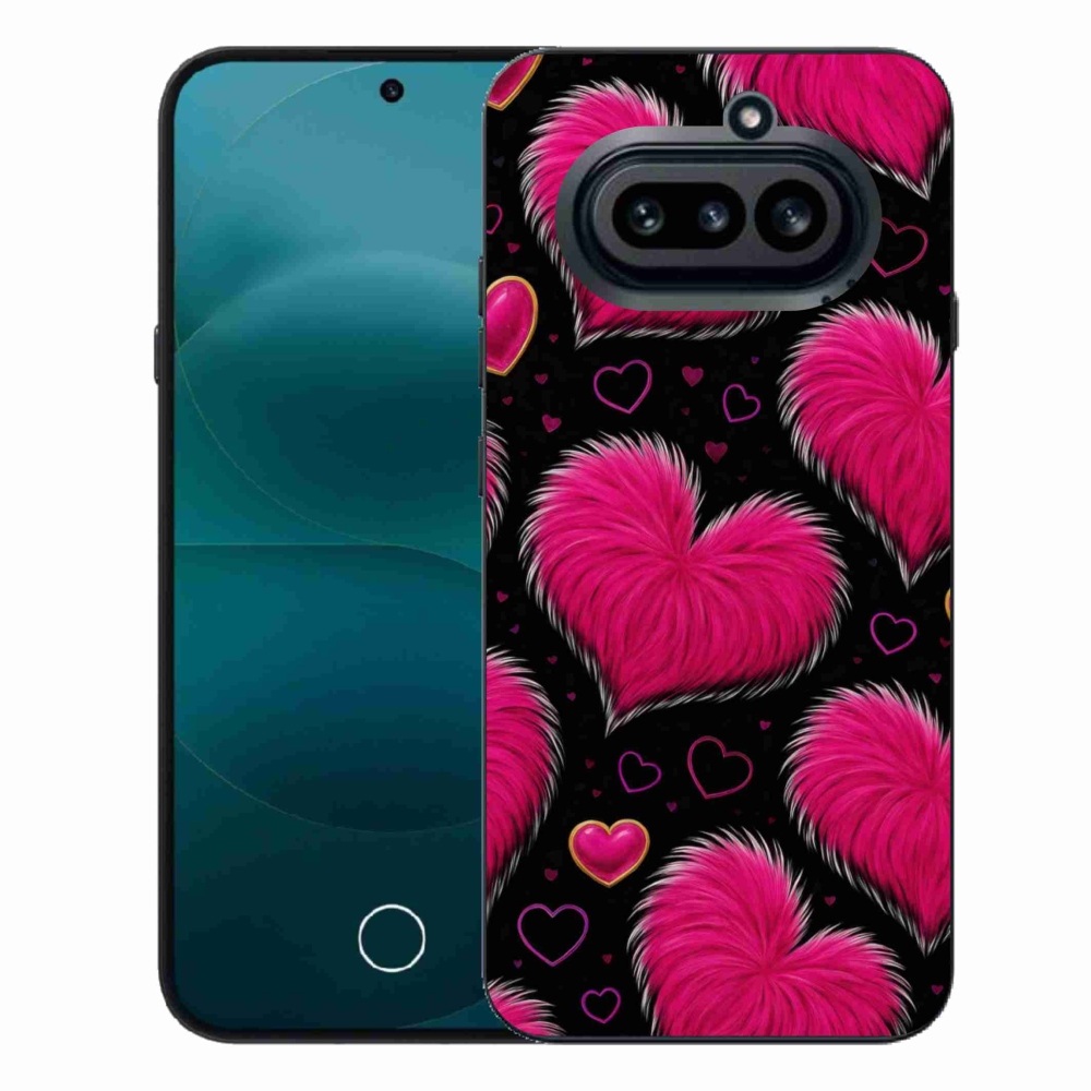 Gelový kryt mmCase na Nothing Phone (4a) - hebká srdce