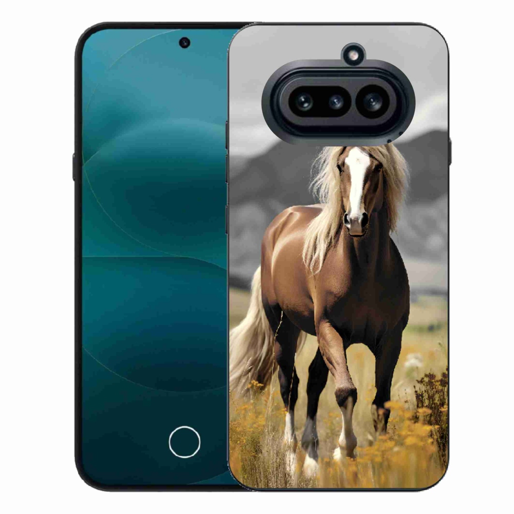 Gelový kryt mmCase na Nothing Phone (4a) - hnědý kůň 1