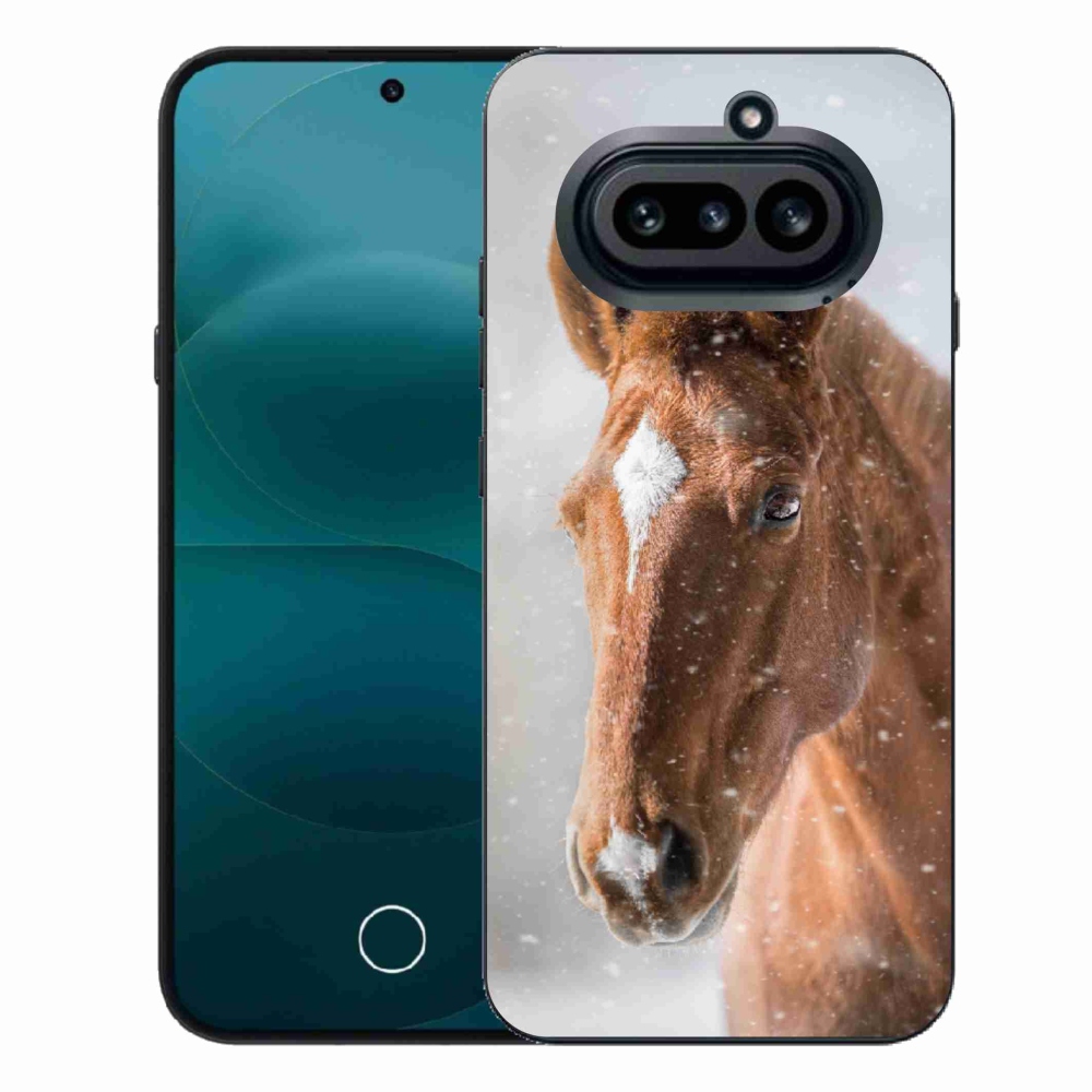 Gelový kryt mmCase na Nothing Phone (4a) - hnědý kůň 2