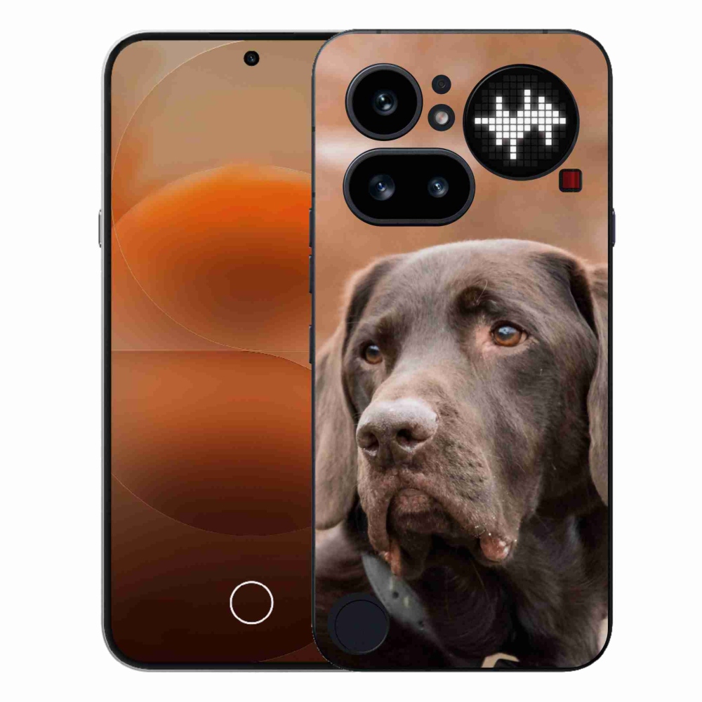 Gelový kryt mmCase na Nothing Phone (4a) - hnědý labrador