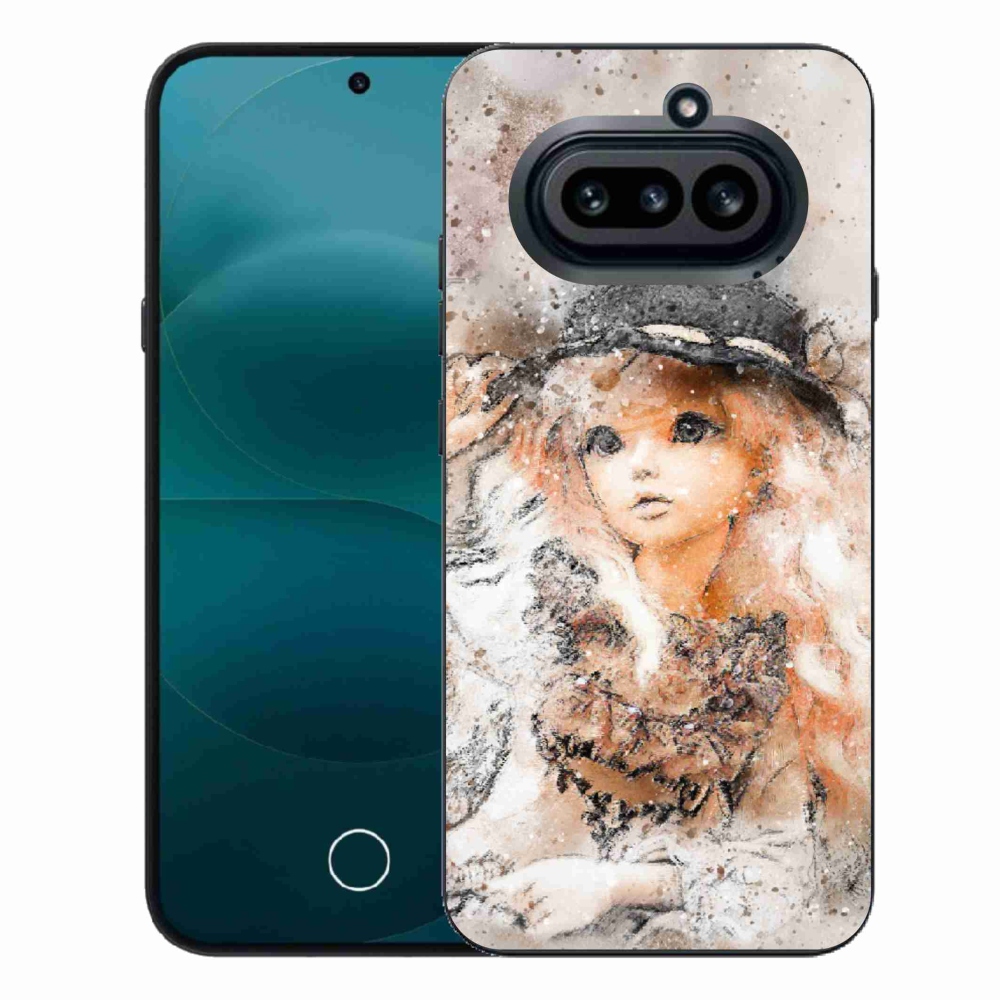 Gelový kryt mmCase na Nothing Phone (4a) - holčička s kloboukem