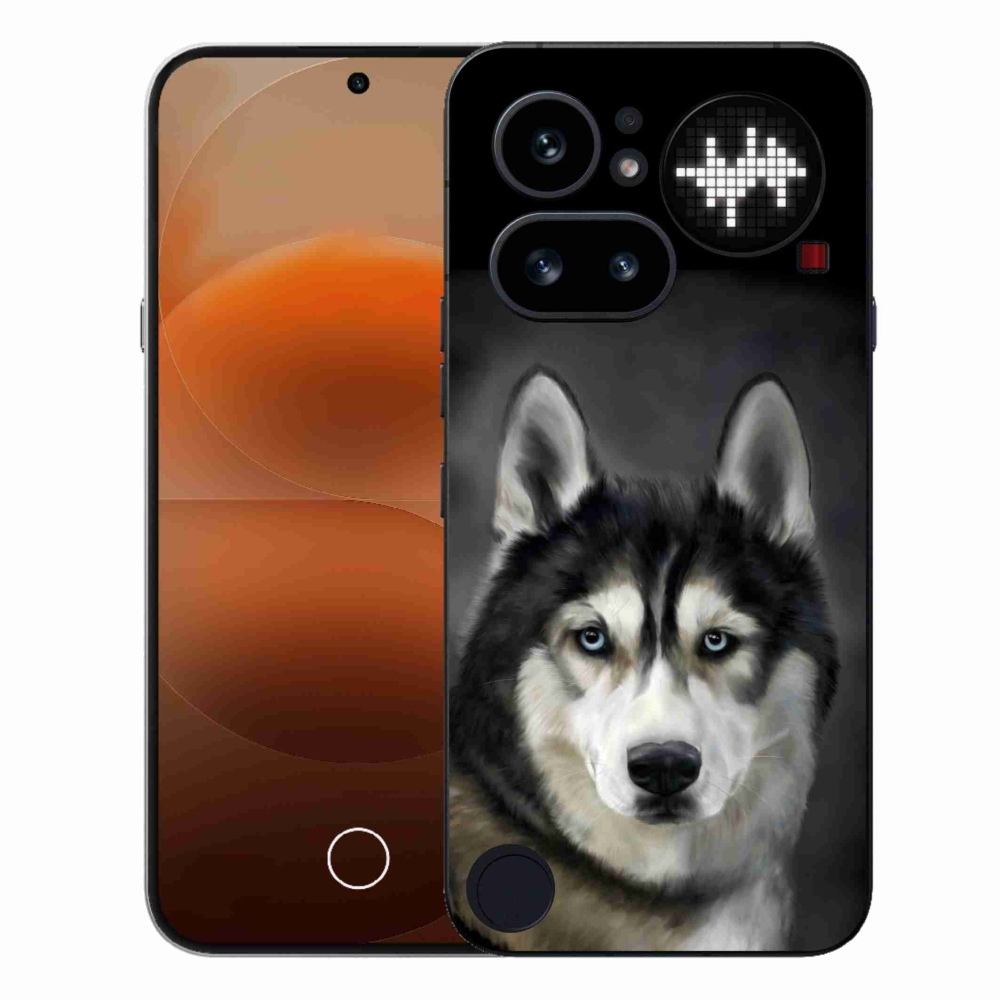 Gelový kryt mmCase na Nothing Phone (4a) - husky