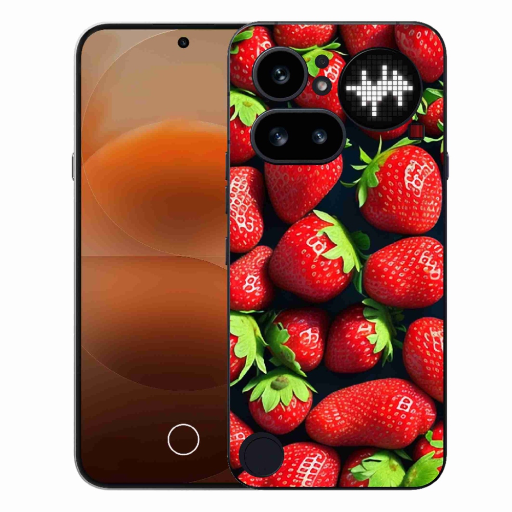 Gelový kryt mmCase na Nothing Phone (4a) - jahody