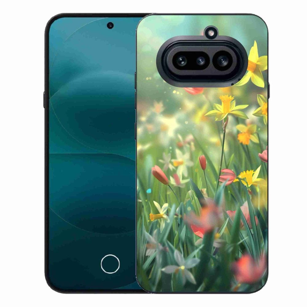Gelový kryt mmCase na Nothing Phone (4a) - jarní květy