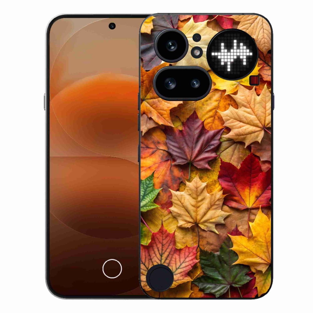 Gelový kryt mmCase na Nothing Phone (4a) - javorové listy 2