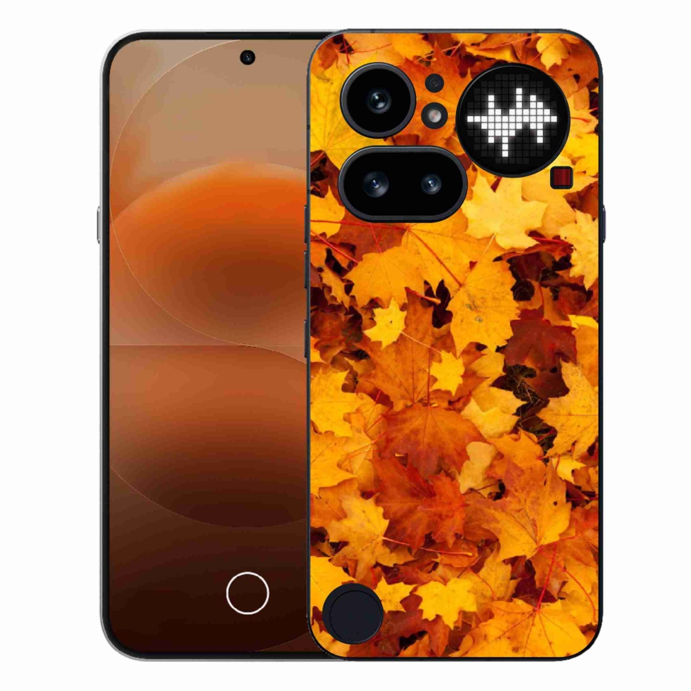 Gelový kryt mmCase na Nothing Phone (4a) - javorové listy