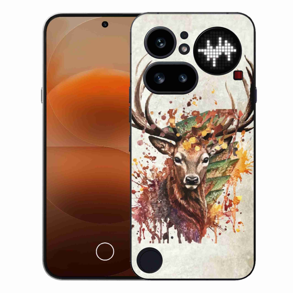 Gelový kryt mmCase na Nothing Phone (4a) - jelen 1