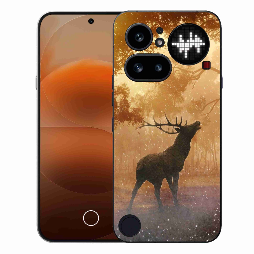 Gelový kryt mmCase na Nothing Phone (4a) - jelen v říji
