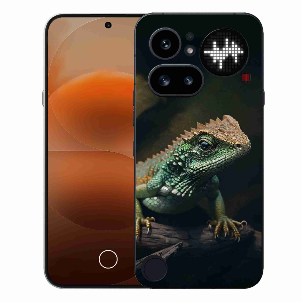 Gelový kryt mmCase na Nothing Phone (4a) - ještěr
