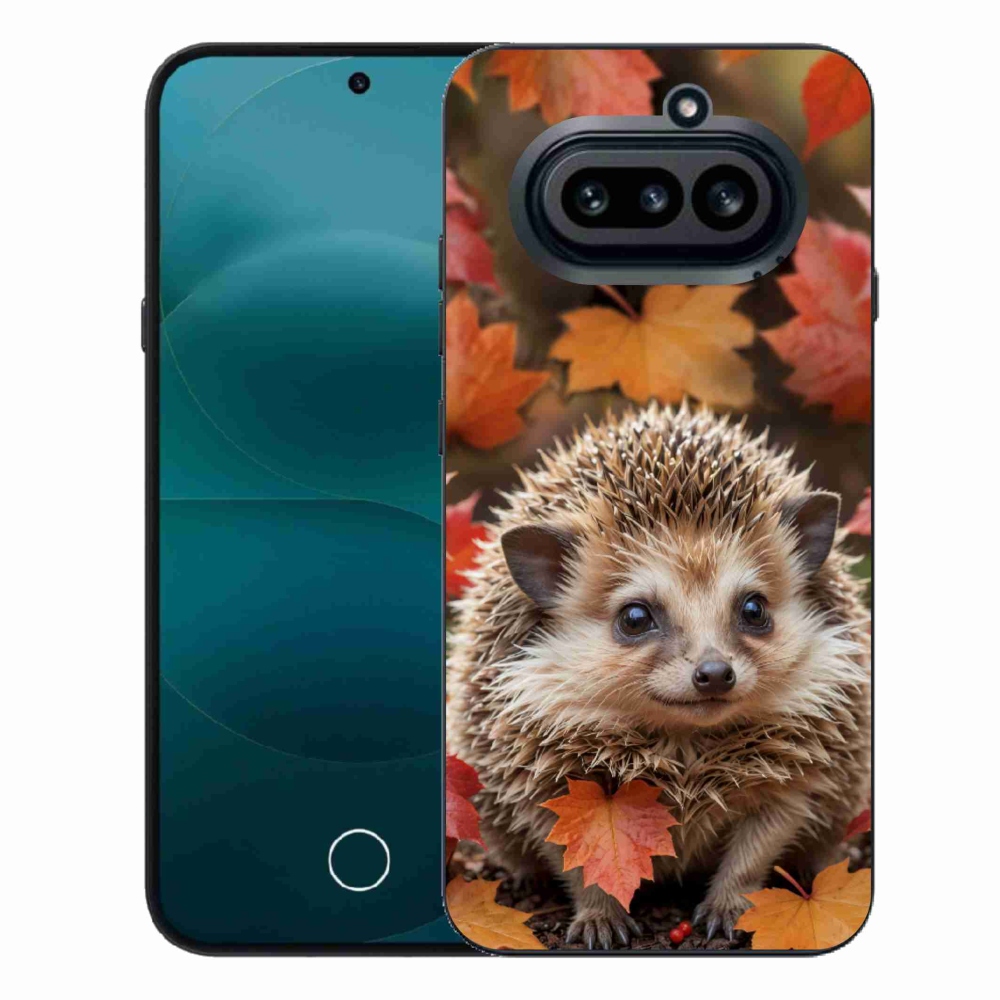 Gelový kryt mmCase na Nothing Phone (4a) - ježek v listí