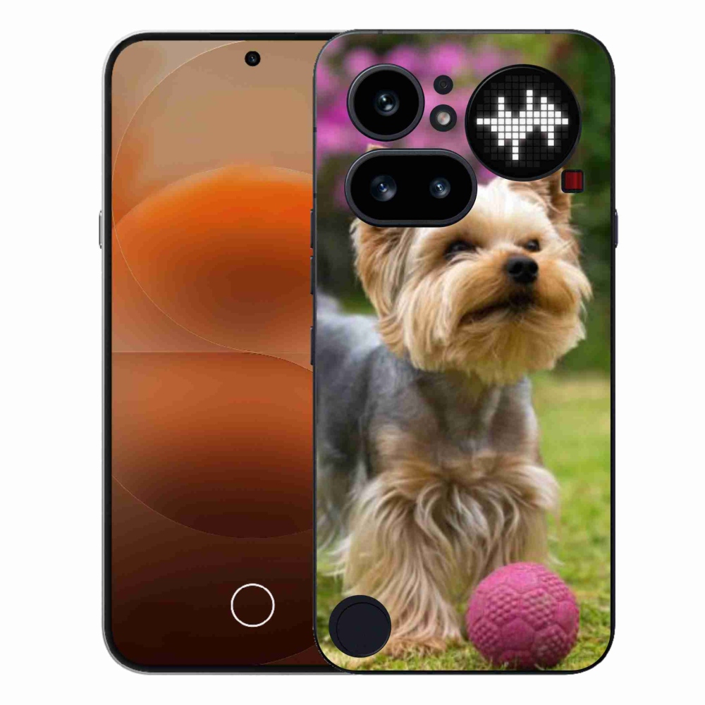 Gelový kryt mmCase na Nothing Phone (4a) - jorkšír 4