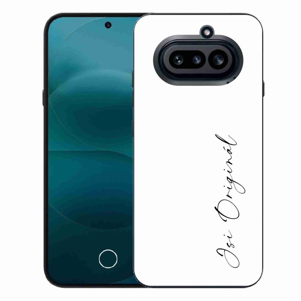 Gelový kryt mmCase na Nothing Phone (4a) - jsi originál bílé pozadí